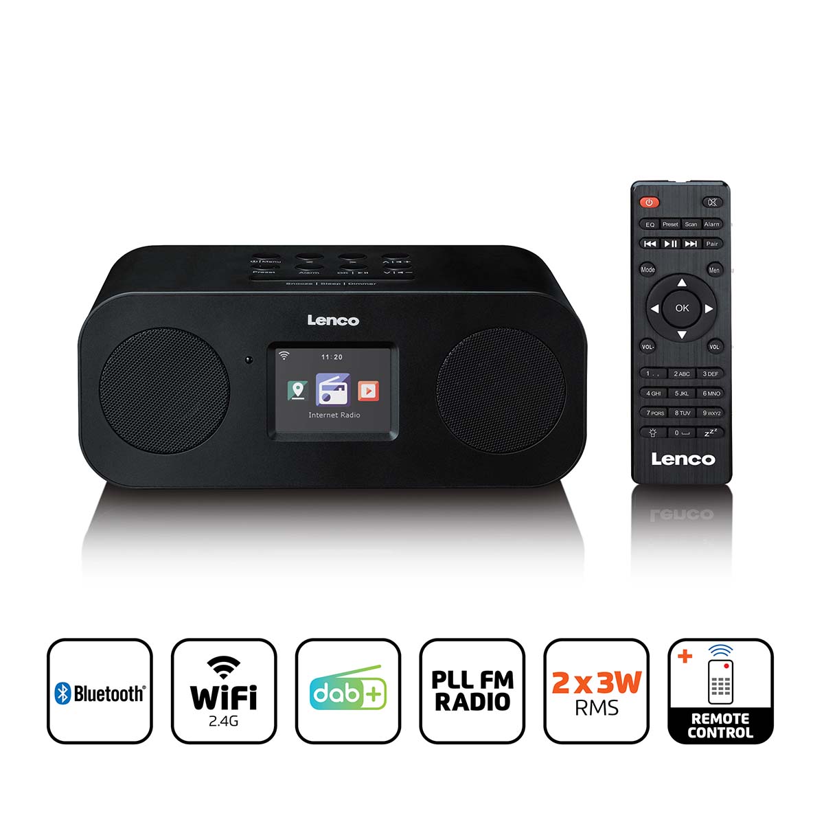 Lenco DIR121BK Internet radio