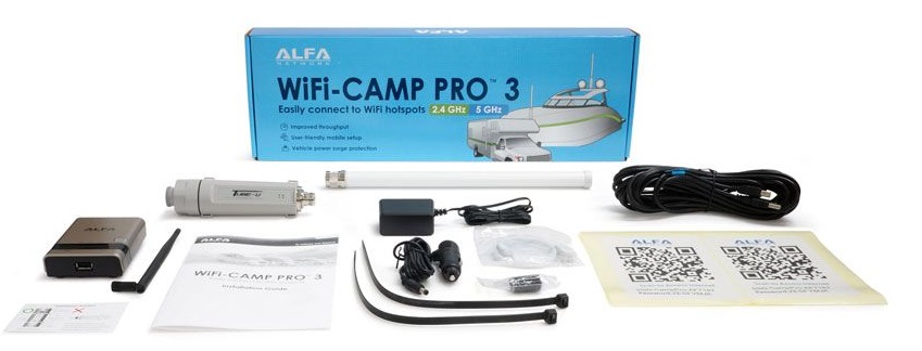 Alfa wifi Camp pro3 antenne,hotspot.
